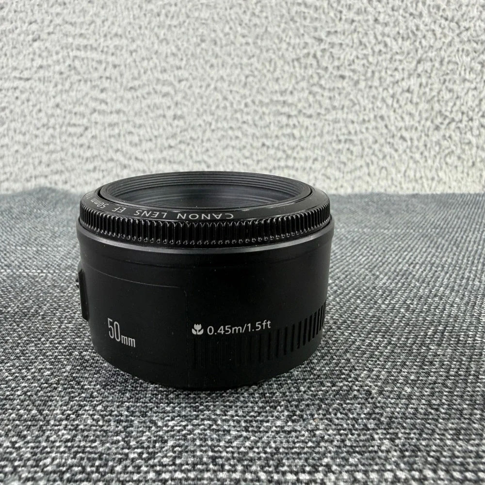 Canon EF 50mm f/1.8 II Lens Black Prime Standard Nifty Fifty DSLR